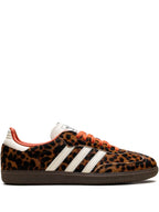 Adidas Samba Og Leopard Print With Orange Laces